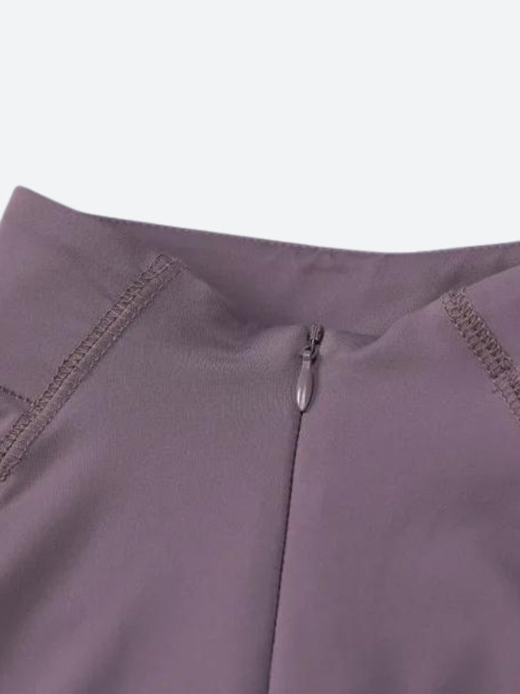 Stylish Work Outfits, Outfit Summer Ideas Bodycon Half Zip-Up Top Stylish Work Outfits, Outfit Summer Ideas Bodycon Half Zip-Up Top