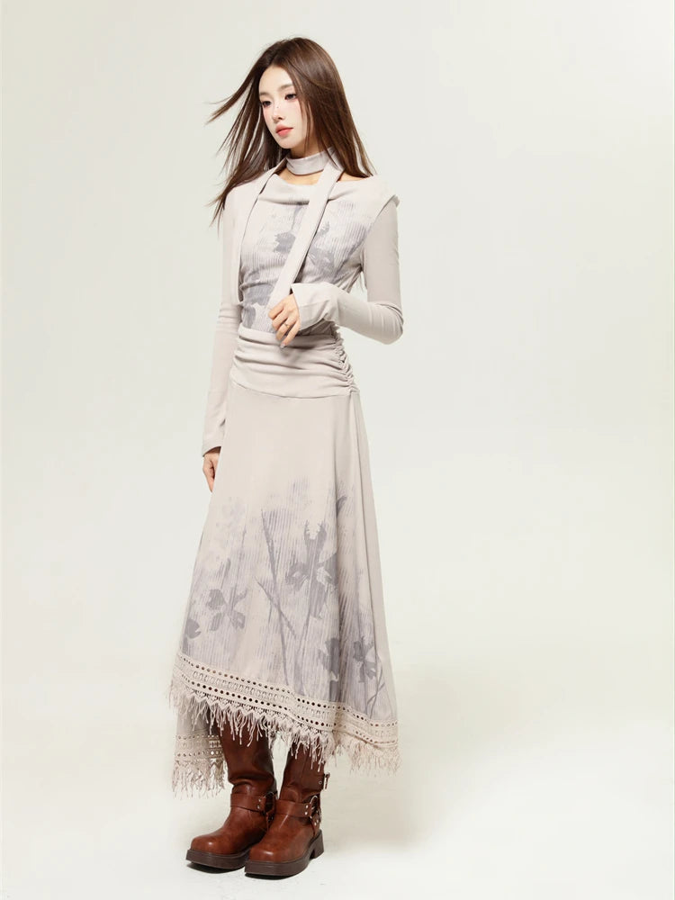 Stylish Work Outfits, Outfit Summer Ideas Bohemian One Shoulder Maxi Dress Stylish Work Outfits, Outfit Summer Ideas Bohemian One Shoulder Maxi Dress