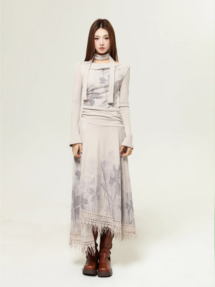 Stylish Work Outfits, Outfit Summer Ideas Bohemian One Shoulder Maxi Dress Stylish Work Outfits, Outfit Summer Ideas Bohemian One Shoulder Maxi Dress