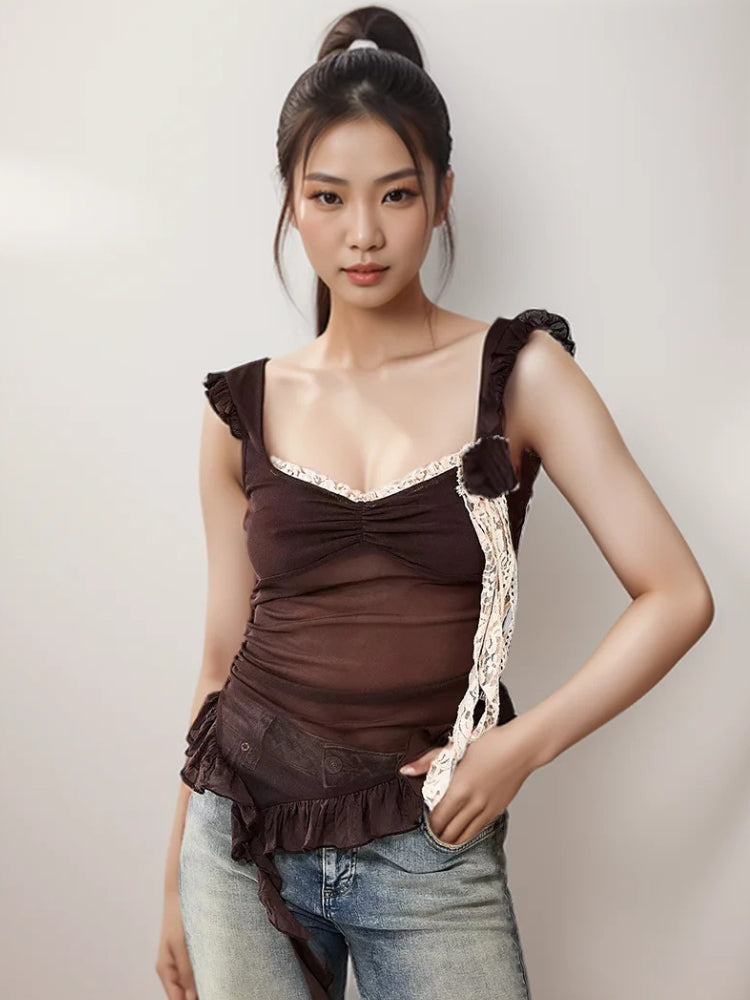 Stylish Work Outfits, Outfit Summer Ideas Boho Sheer Top Stylish Work Outfits, Outfit Summer Ideas Boho Sheer Top