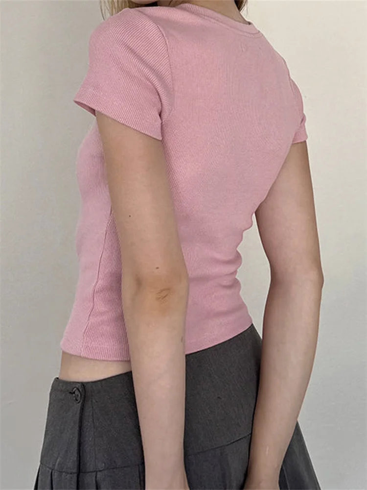 Stylish Work Outfits, Outfit Summer Ideas Bow Basic Tee Stylish Work Outfits, Outfit Summer Ideas Bow Basic Tee
