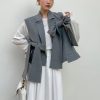 Stylish Work Outfits, Outfit Summer Ideas Bow Oversized Vest