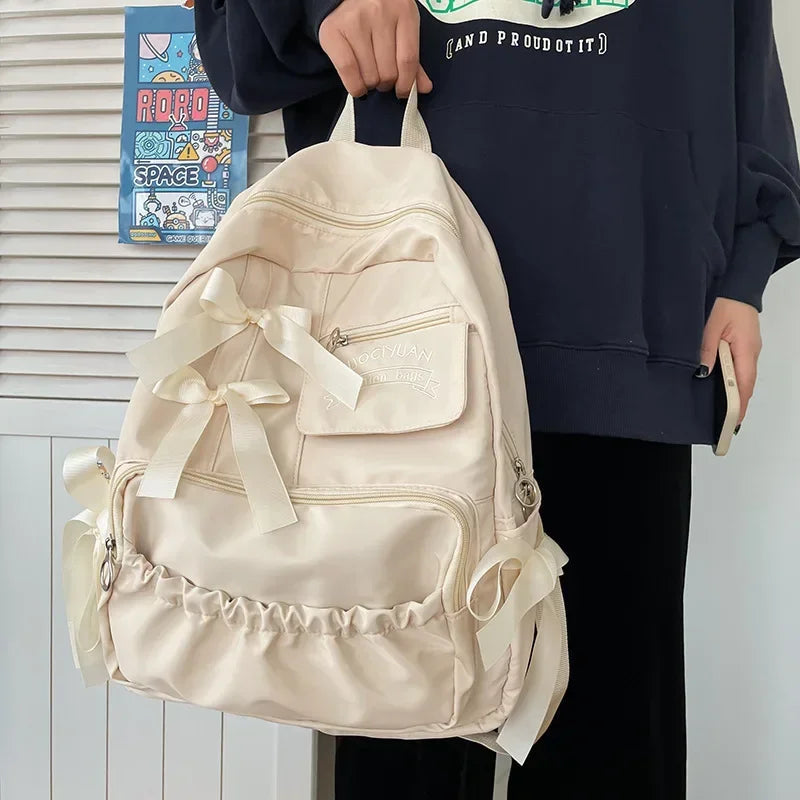 Stylish Work Outfits, Outfit Summer Ideas Bow School Backpack