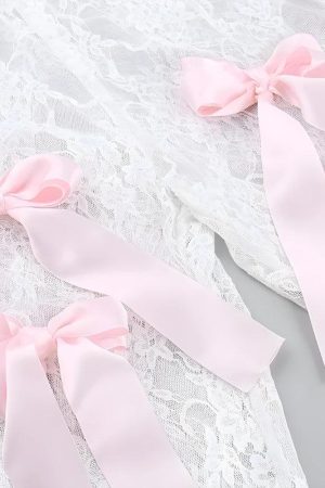 Stylish Work Outfits, Outfit Summer Ideas Bow Transparent Lace Flare Pants