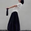 Stylish Work Outfits, Outfit Summer Ideas Bubble Midi Skirt
