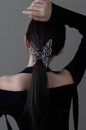 Stylish Work Outfits, Outfit Summer Ideas Butterfly Hair Clip