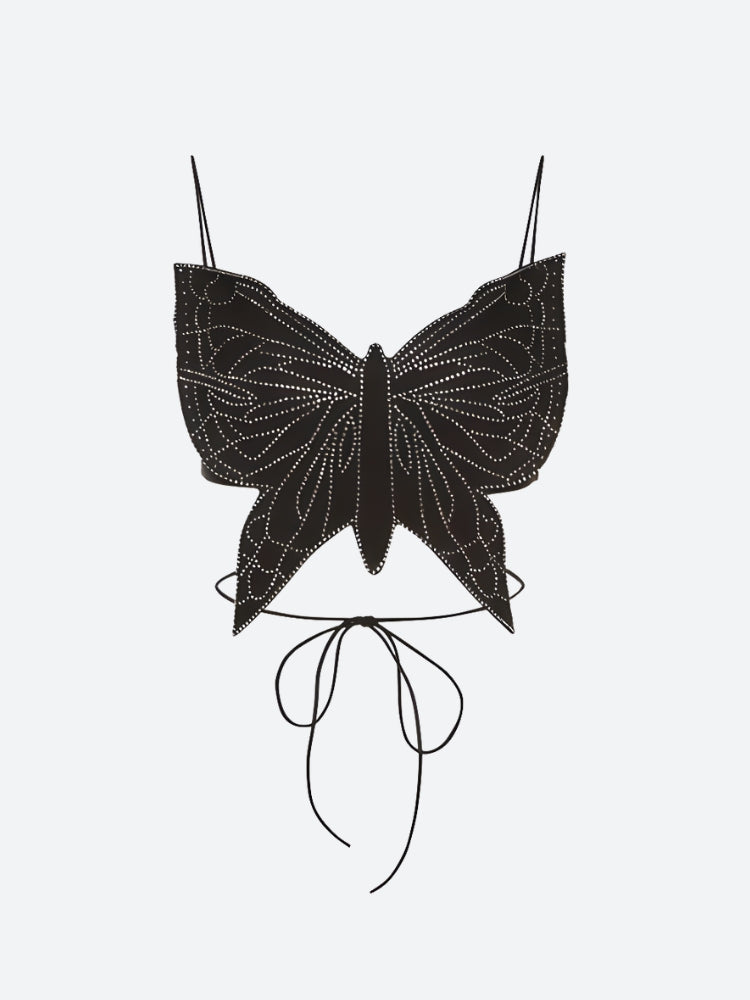 Stylish Work Outfits, Outfit Summer Ideas Butterfly Rhinestone Top Stylish Work Outfits, Outfit Summer Ideas Butterfly Rhinestone Top
