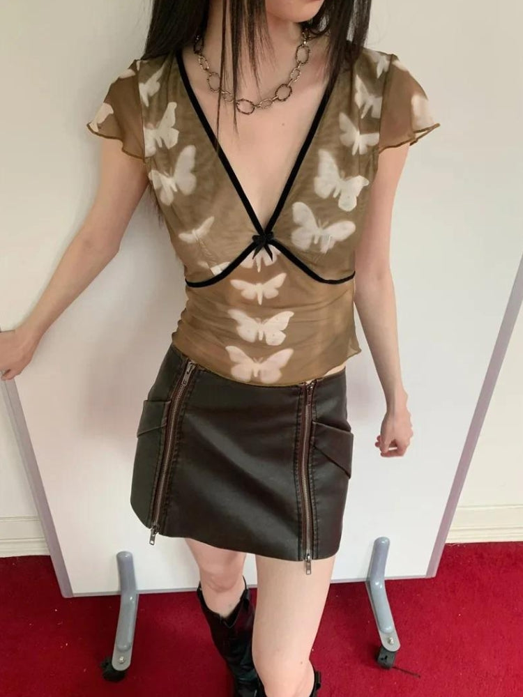 Stylish Work Outfits, Outfit Summer Ideas Butterfly Top Stylish Work Outfits, Outfit Summer Ideas Butterfly Top