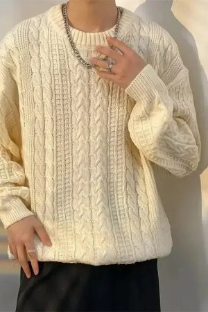 Stylish Work Outfits, Outfit Summer Ideas Cable Sweater