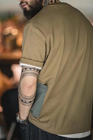 Stylish Work Outfits, Outfit Summer Ideas Camping Pocket Tee