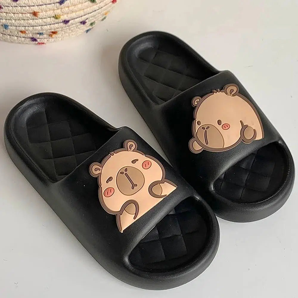 Stylish Work Outfits, Outfit Summer Ideas Capybara Rubber Slippers Stylish Work Outfits, Outfit Summer Ideas Capybara Rubber Slippers