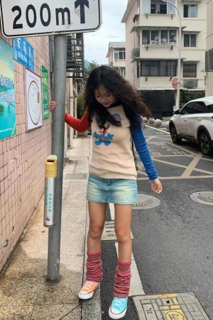 Stylish Work Outfits, Outfit Summer Ideas Cartoon Mouse Top