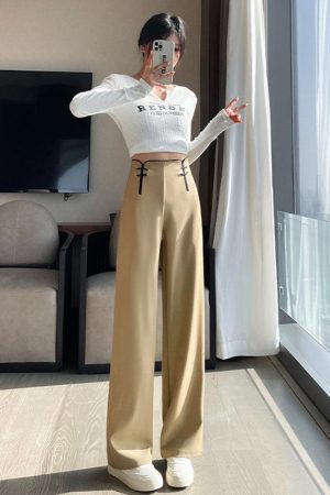Stylish Work Outfits, Outfit Summer Ideas Casual High Waisted Pants