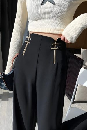 Stylish Work Outfits, Outfit Summer Ideas Casual High Waisted Pants