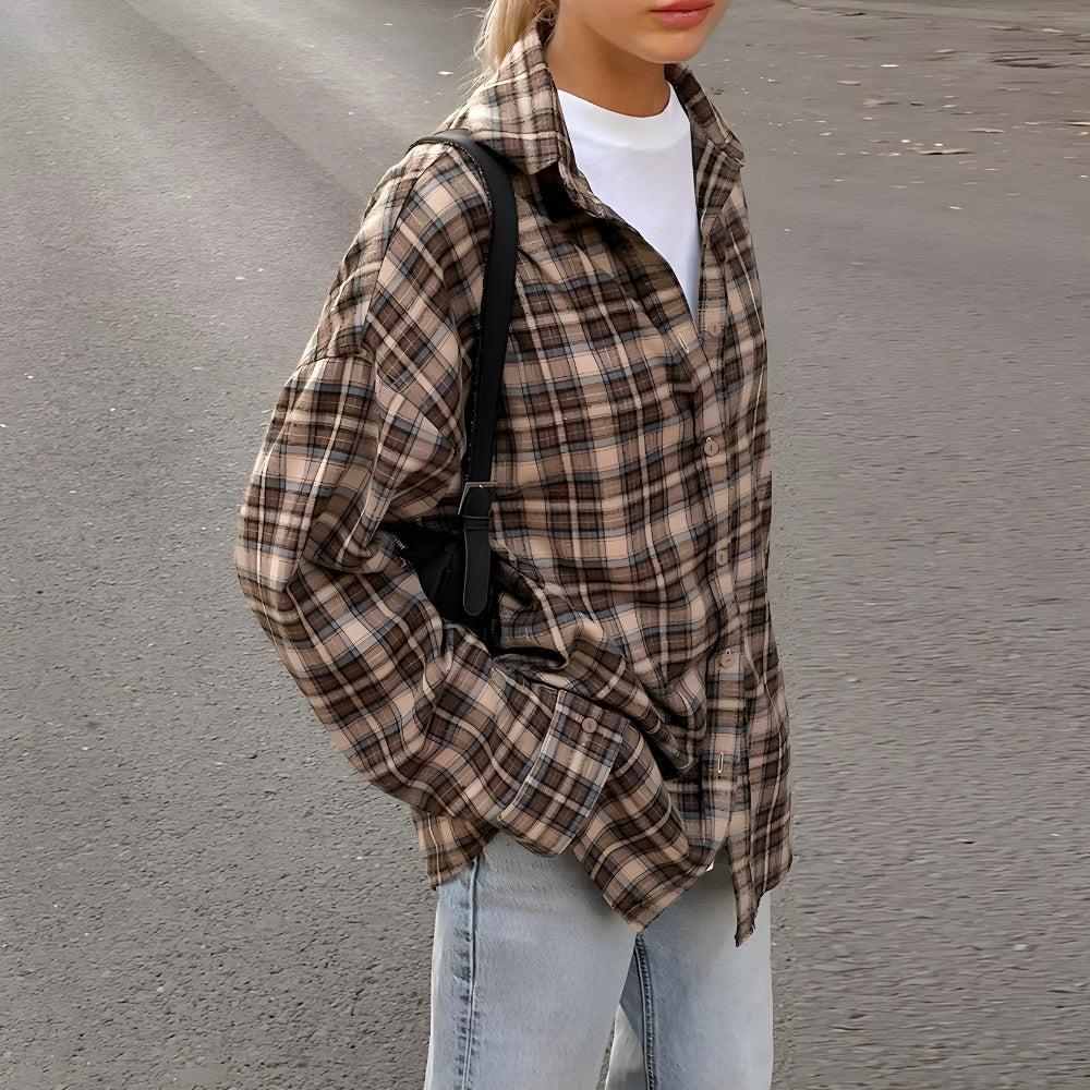 Stylish Work Outfits, Outfit Summer Ideas Casual Plaid Shirt