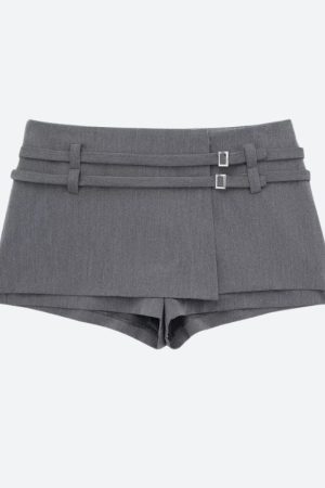 Stylish Work Outfits, Outfit Summer Ideas Casualcore Double Belted Mini Skort