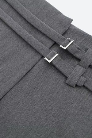 Stylish Work Outfits, Outfit Summer Ideas Casualcore Double Belted Mini Skort