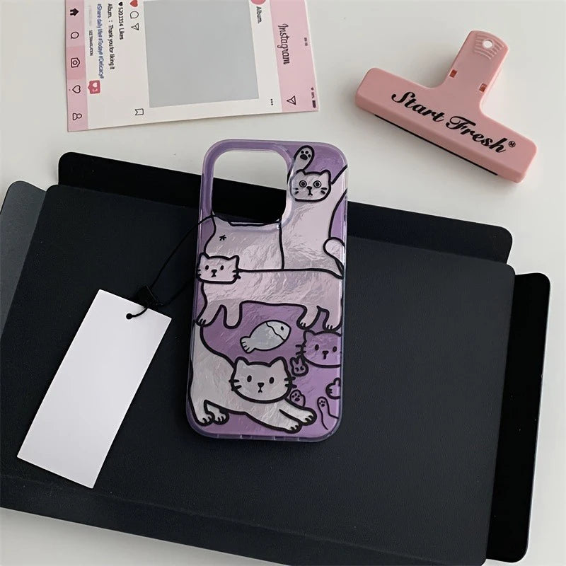 Stylish Work Outfits, Outfit Summer Ideas Cat Metallic Phone Case Stylish Work Outfits, Outfit Summer Ideas Cat Metallic Phone Case