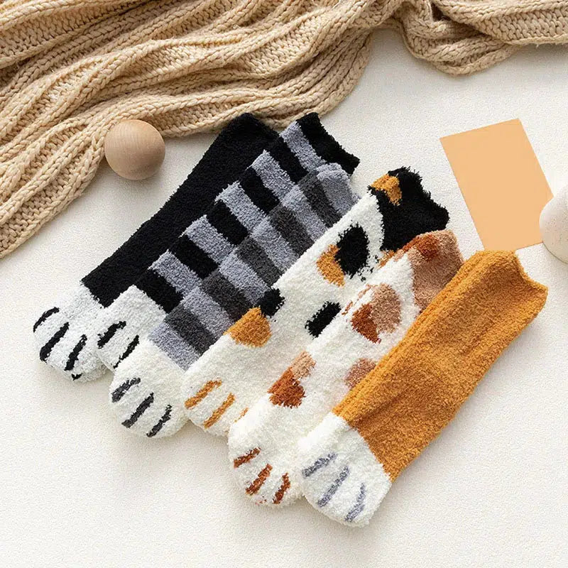 Stylish Work Outfits, Outfit Summer Ideas Cat Paw Plush Socks Stylish Work Outfits, Outfit Summer Ideas Cat Paw Plush Socks
