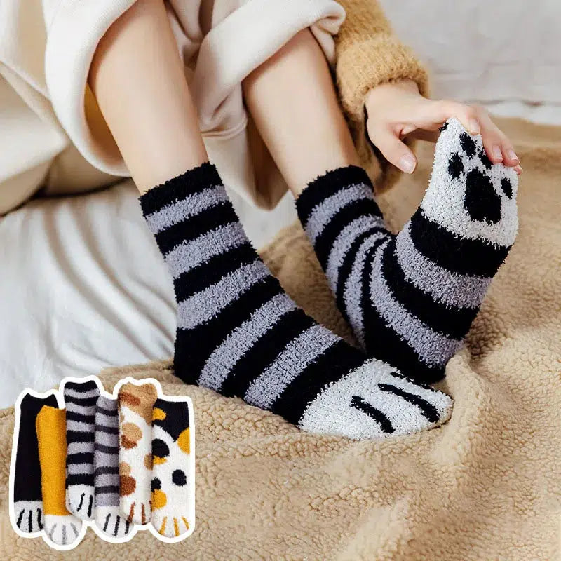 Stylish Work Outfits, Outfit Summer Ideas Cat Paw Plush Socks Stylish Work Outfits, Outfit Summer Ideas Cat Paw Plush Socks