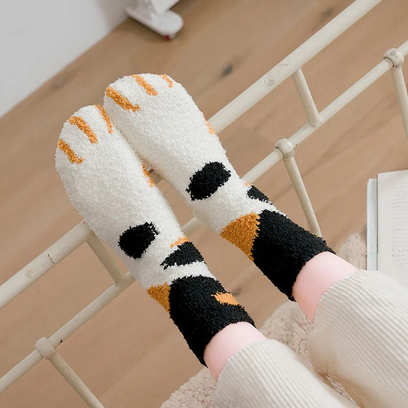 Stylish Work Outfits, Outfit Summer Ideas Cat Paw Plush Socks Stylish Work Outfits, Outfit Summer Ideas Cat Paw Plush Socks