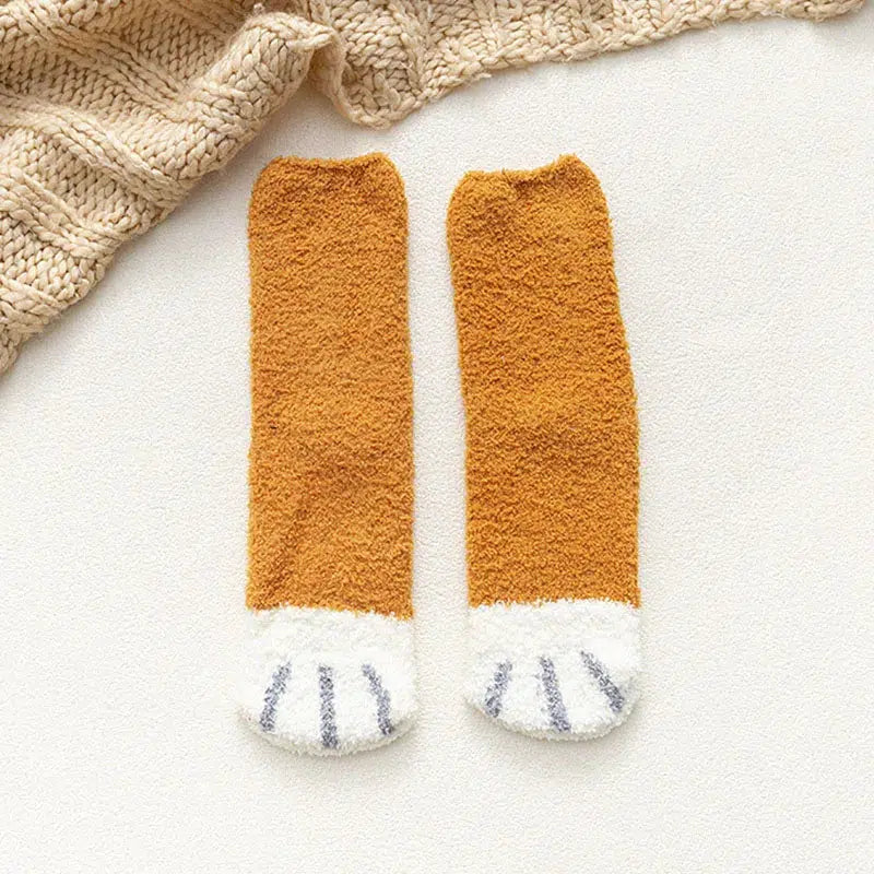 Stylish Work Outfits, Outfit Summer Ideas Cat Paw Plush Socks Stylish Work Outfits, Outfit Summer Ideas Cat Paw Plush Socks