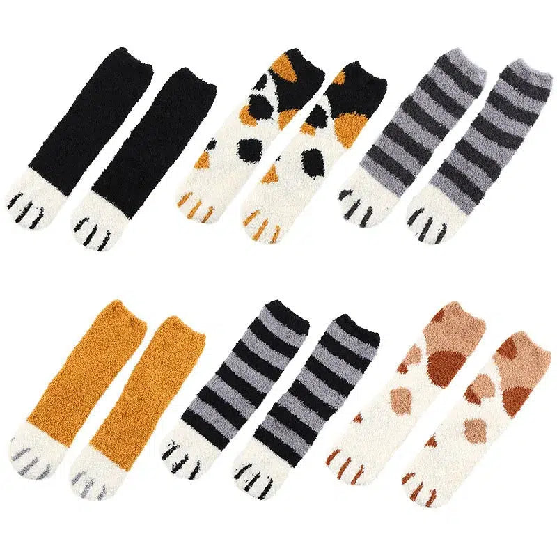 Stylish Work Outfits, Outfit Summer Ideas Cat Paw Plush Socks Stylish Work Outfits, Outfit Summer Ideas Cat Paw Plush Socks