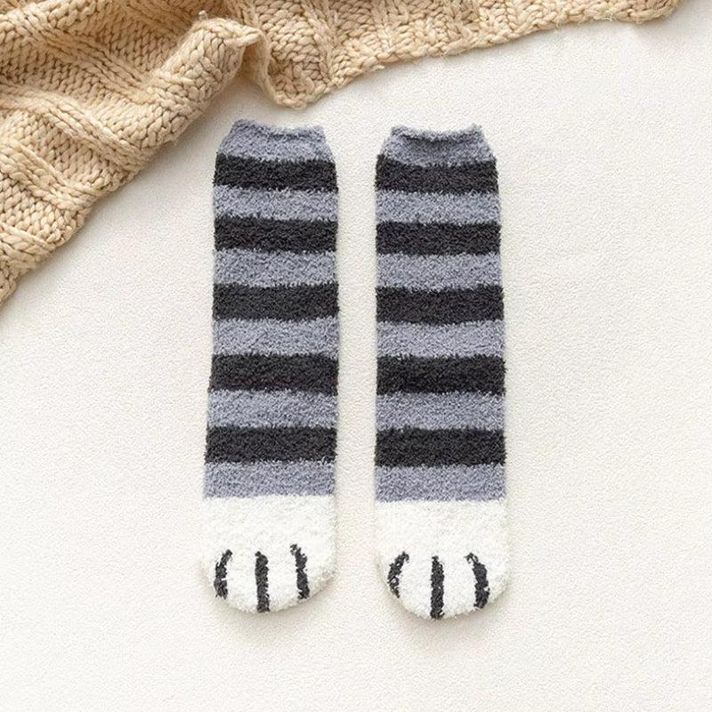 Stylish Work Outfits, Outfit Summer Ideas Cat Paw Plush Socks Stylish Work Outfits, Outfit Summer Ideas Cat Paw Plush Socks