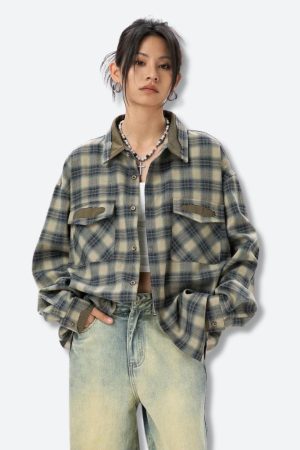 Stylish Work Outfits, Outfit Summer Ideas Checkered Shirt