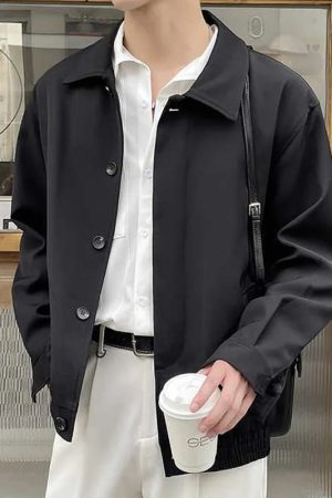 Stylish Work Outfits, Outfit Summer Ideas Classic Button-Up Jacket