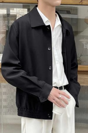 Stylish Work Outfits, Outfit Summer Ideas Classic Button-Up Jacket