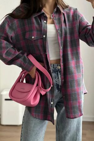 Stylish Work Outfits, Outfit Summer Ideas Classic Plaid Shirt