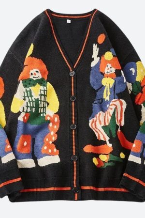 Stylish Work Outfits, Outfit Summer Ideas Clowns Knitted Cardigan