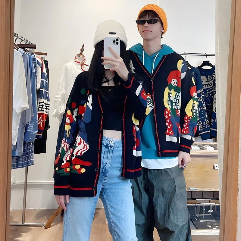 Stylish Work Outfits, Outfit Summer Ideas Clowns Knitted Cardigan