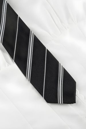Stylish Work Outfits, Outfit Summer Ideas College Shirt With Striped Tie