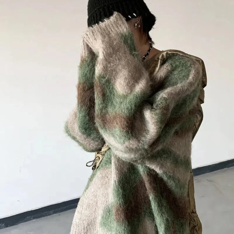 Stylish Work Outfits, Outfit Summer Ideas Colorful Patterned Knitted Sweater Stylish Work Outfits, Outfit Summer Ideas Colorful Patterned Knitted Sweater