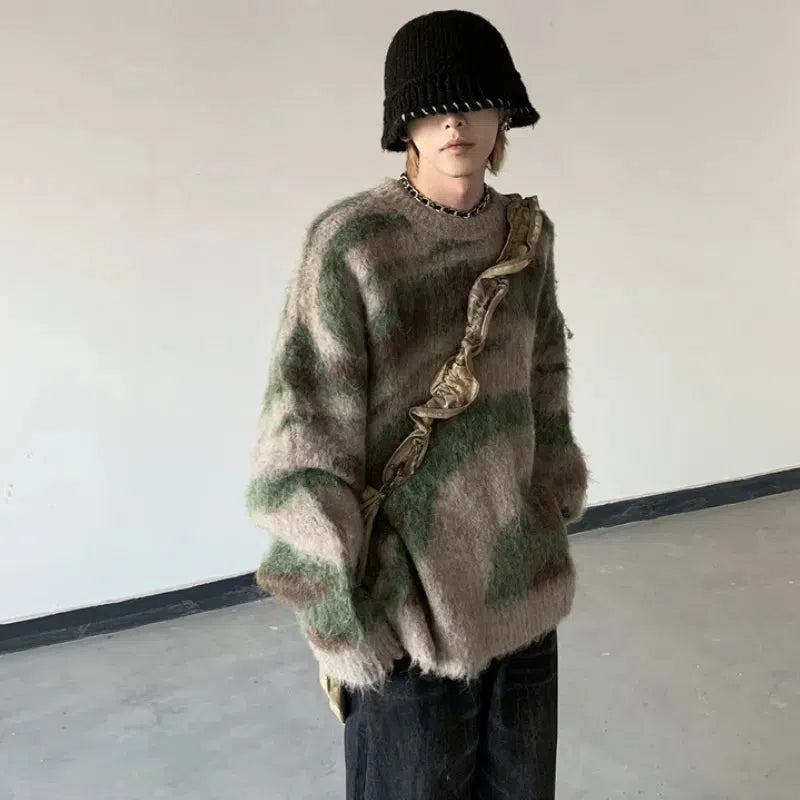 Stylish Work Outfits, Outfit Summer Ideas Colorful Patterned Knitted Sweater Stylish Work Outfits, Outfit Summer Ideas Colorful Patterned Knitted Sweater