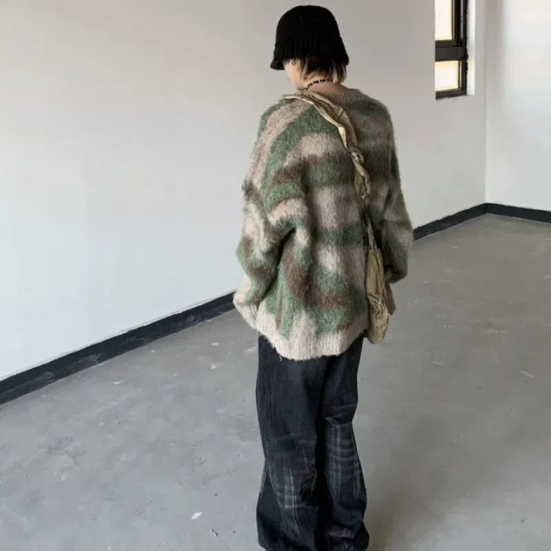 Stylish Work Outfits, Outfit Summer Ideas Colorful Patterned Knitted Sweater Stylish Work Outfits, Outfit Summer Ideas Colorful Patterned Knitted Sweater