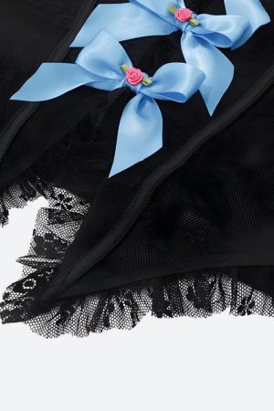 Stylish Work Outfits, Outfit Summer Ideas Coquette Bow Lace Top