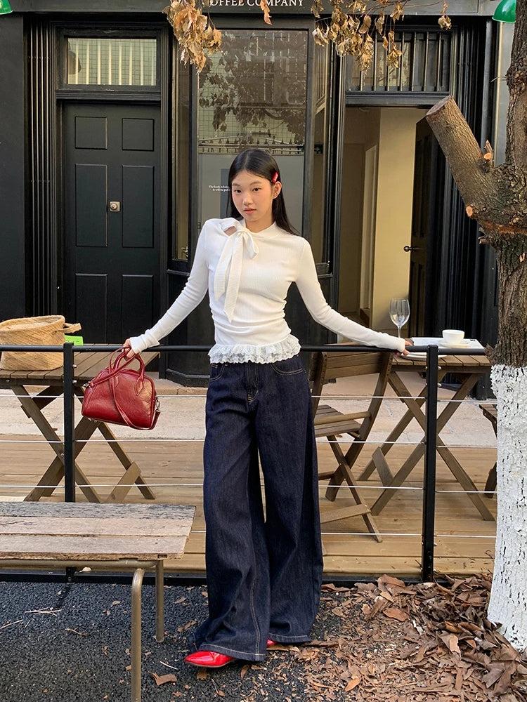 Stylish Work Outfits, Outfit Summer Ideas Coquette Bow Neck Blouse Stylish Work Outfits, Outfit Summer Ideas Coquette Bow Neck Blouse