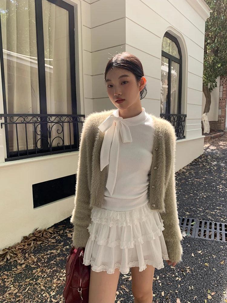 Stylish Work Outfits, Outfit Summer Ideas Coquette Bow Neck Blouse Stylish Work Outfits, Outfit Summer Ideas Coquette Bow Neck Blouse