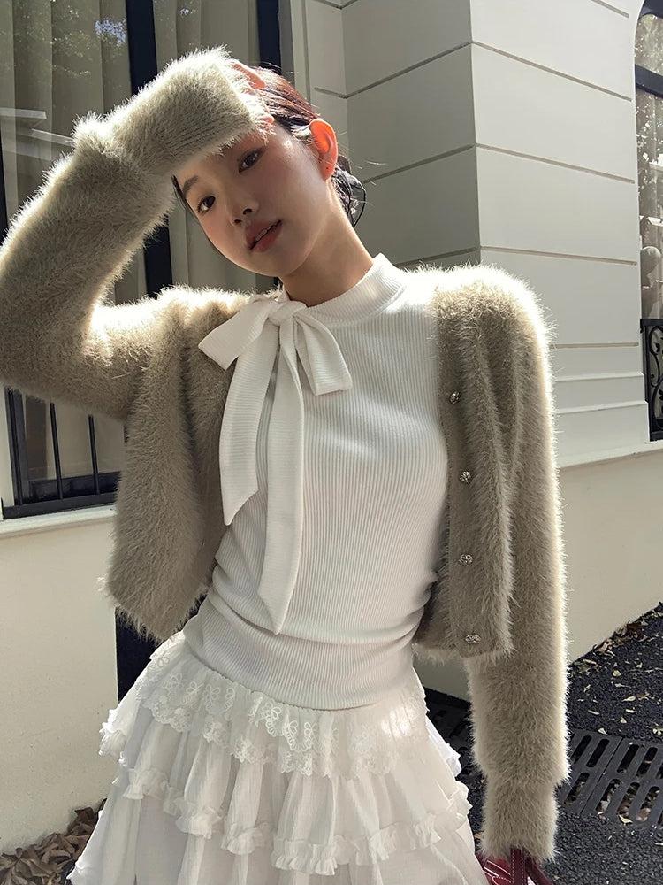 Stylish Work Outfits, Outfit Summer Ideas Coquette Bow Neck Blouse Stylish Work Outfits, Outfit Summer Ideas Coquette Bow Neck Blouse