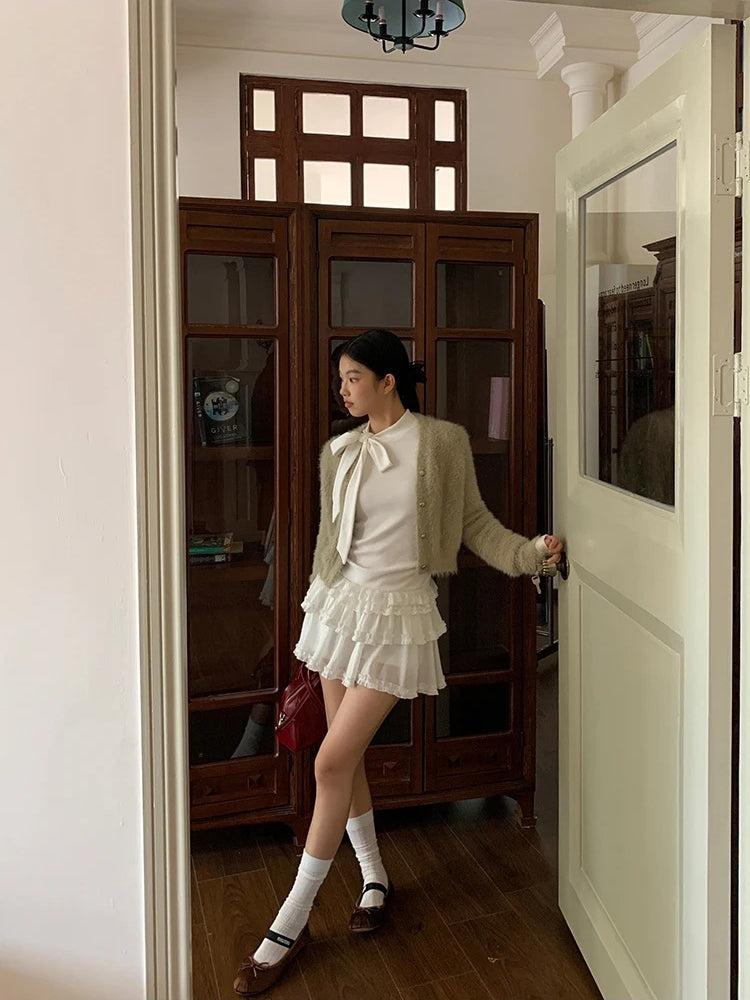 Stylish Work Outfits, Outfit Summer Ideas Coquette Bow Neck Blouse Stylish Work Outfits, Outfit Summer Ideas Coquette Bow Neck Blouse