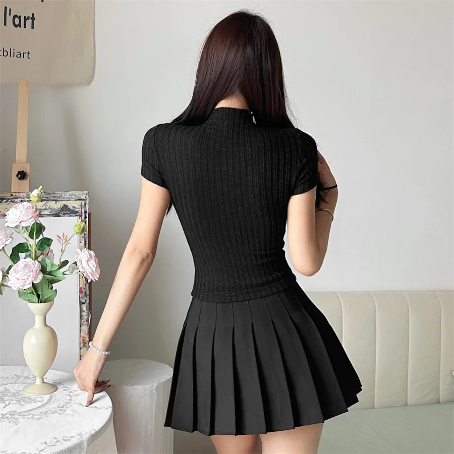 Stylish Work Outfits, Outfit Summer Ideas Coquette Bow Patch Tee Stylish Work Outfits, Outfit Summer Ideas Coquette Bow Patch Tee