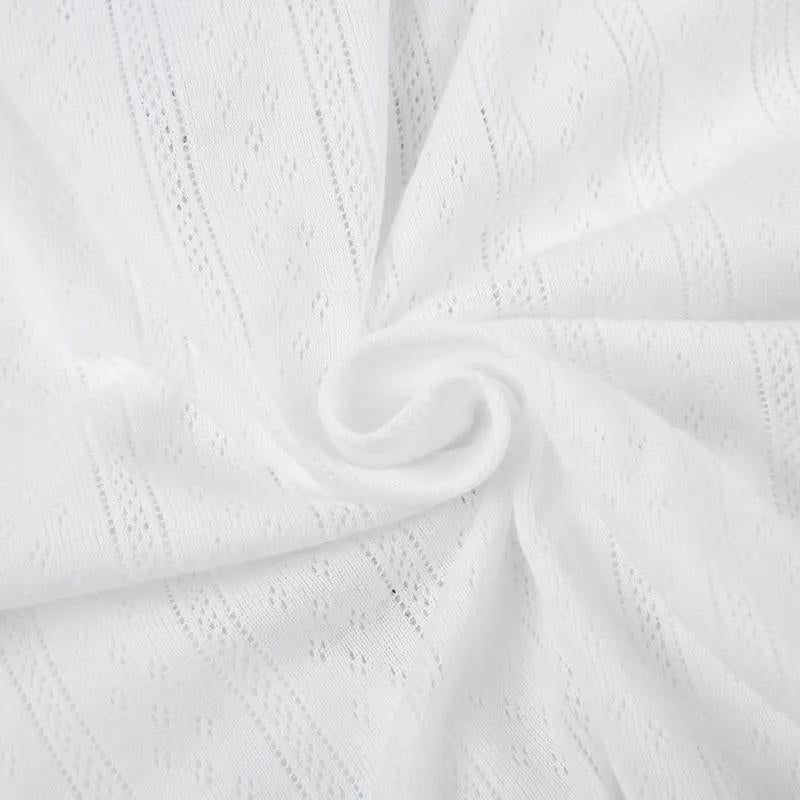 Stylish Work Outfits, Outfit Summer Ideas Coquette Bow Pointelle Top Stylish Work Outfits, Outfit Summer Ideas Coquette Bow Pointelle Top