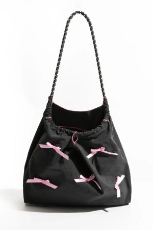 Stylish Work Outfits, Outfit Summer Ideas Coquette Bow Shoulder Bag