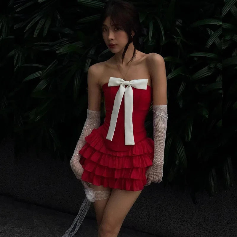 Stylish Work Outfits, Outfit Summer Ideas Coquette Corset Top & Mini Skirt Two Piece Set Stylish Work Outfits, Outfit Summer Ideas Coquette Corset Top & Mini Skirt Two Piece Set