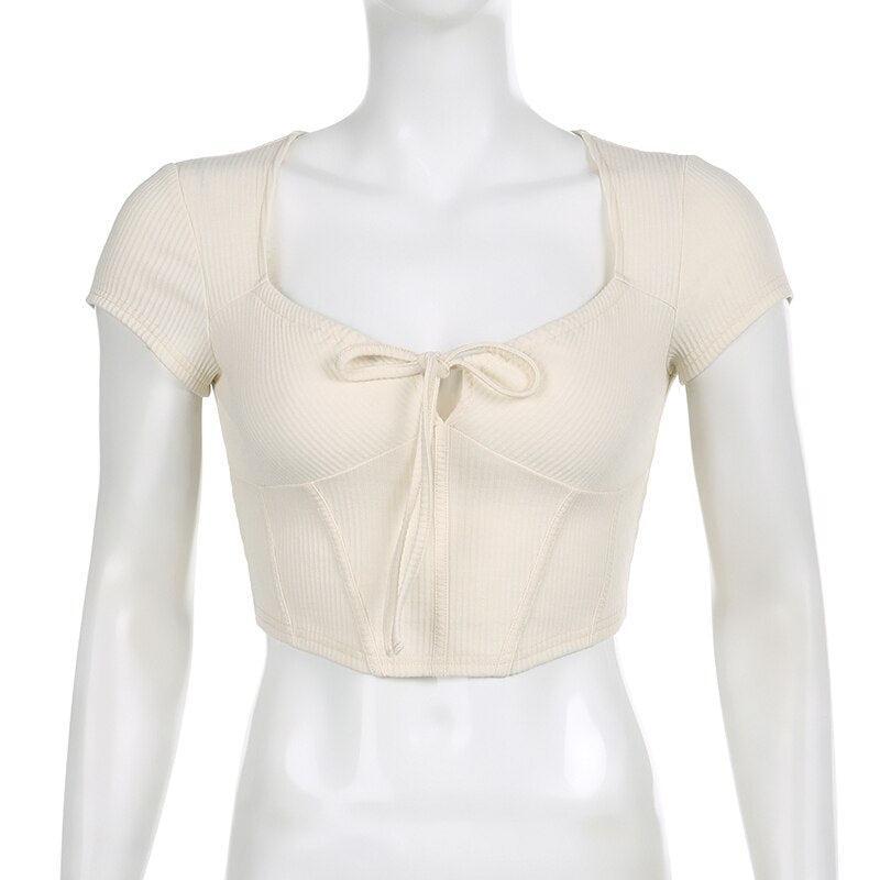 Stylish Work Outfits, Outfit Summer Ideas Coquette Cropped Corset Top Stylish Work Outfits, Outfit Summer Ideas Coquette Cropped Corset Top