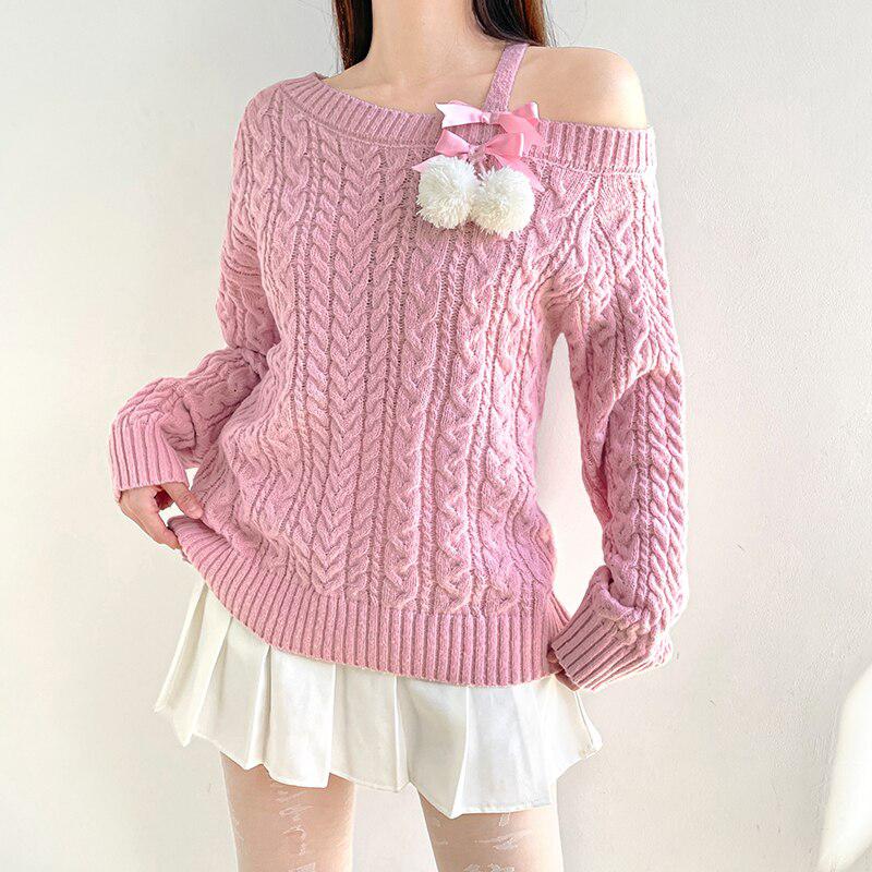 Stylish Work Outfits, Outfit Summer Ideas Coquette Cut-Out Knit Sweater