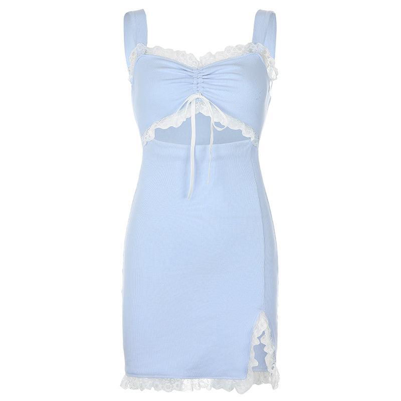 Stylish Work Outfits, Outfit Summer Ideas Coquette Cut Out Mini Dress Stylish Work Outfits, Outfit Summer Ideas Coquette Cut Out Mini Dress